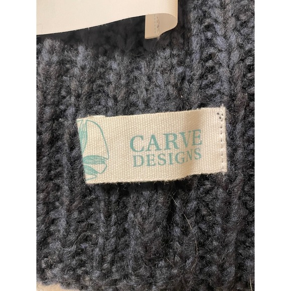 Carve‎ Designs Women's Knit Beanie Hat with Pom Winter Warm Blue - Picture 6 of 7